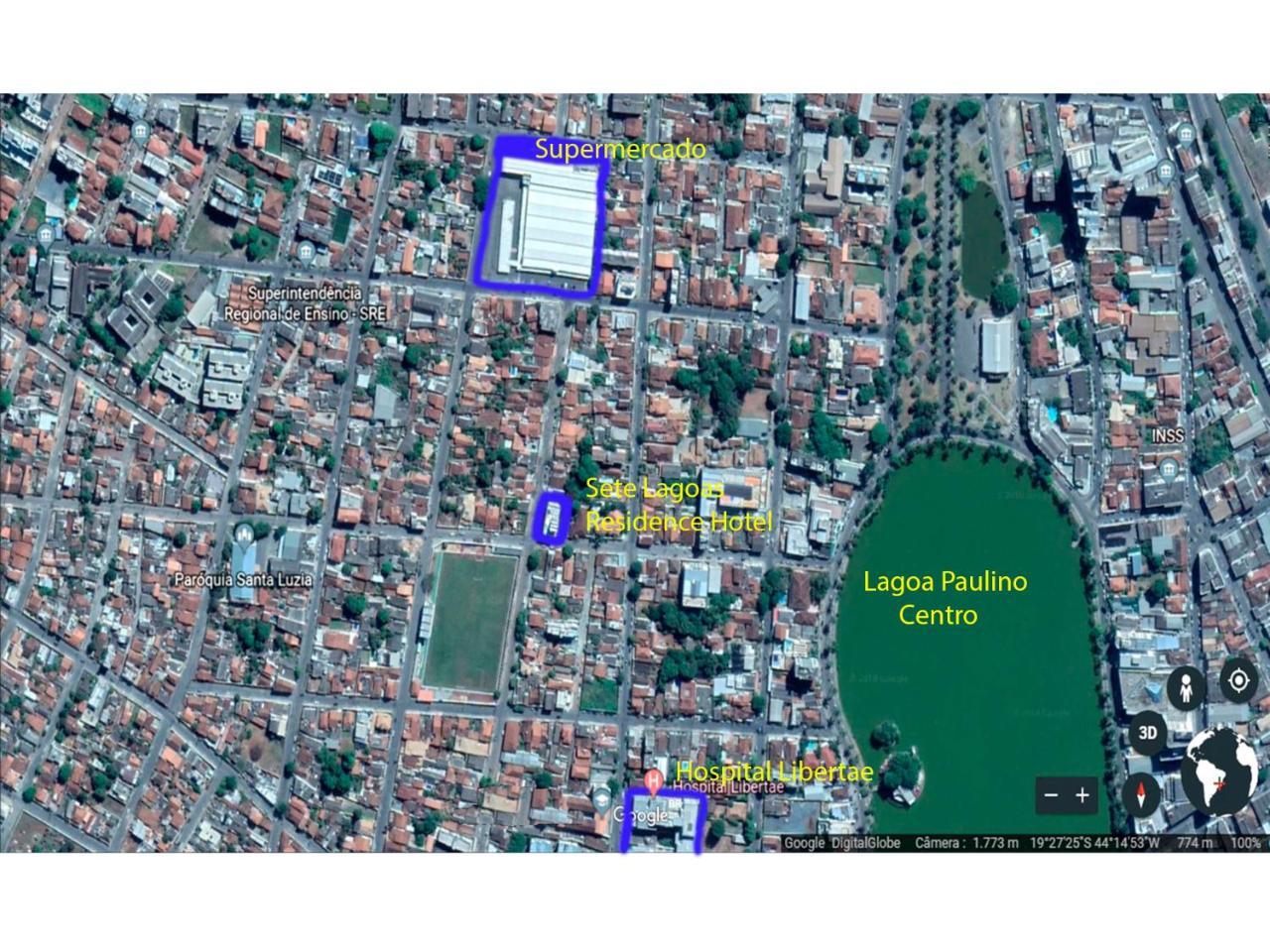 Sete Lagoas Residence Hotel Eksteriør billede